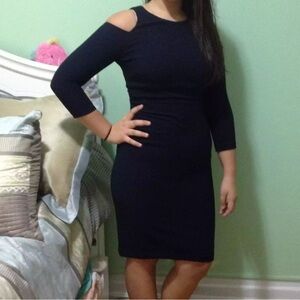 Elegant Black Off-Shoulder Dress